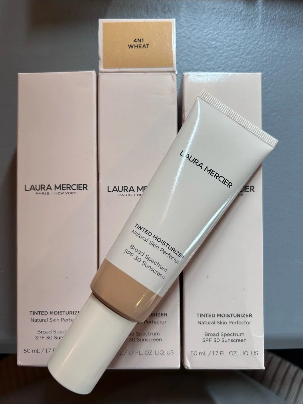 laura mercier Tinted Moisturizer Tube in Wheat Beige